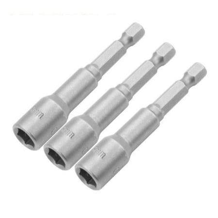 Wokin 3Pcs Magnetic Nut Socket Set - 3/8 Inch, 222438 222438